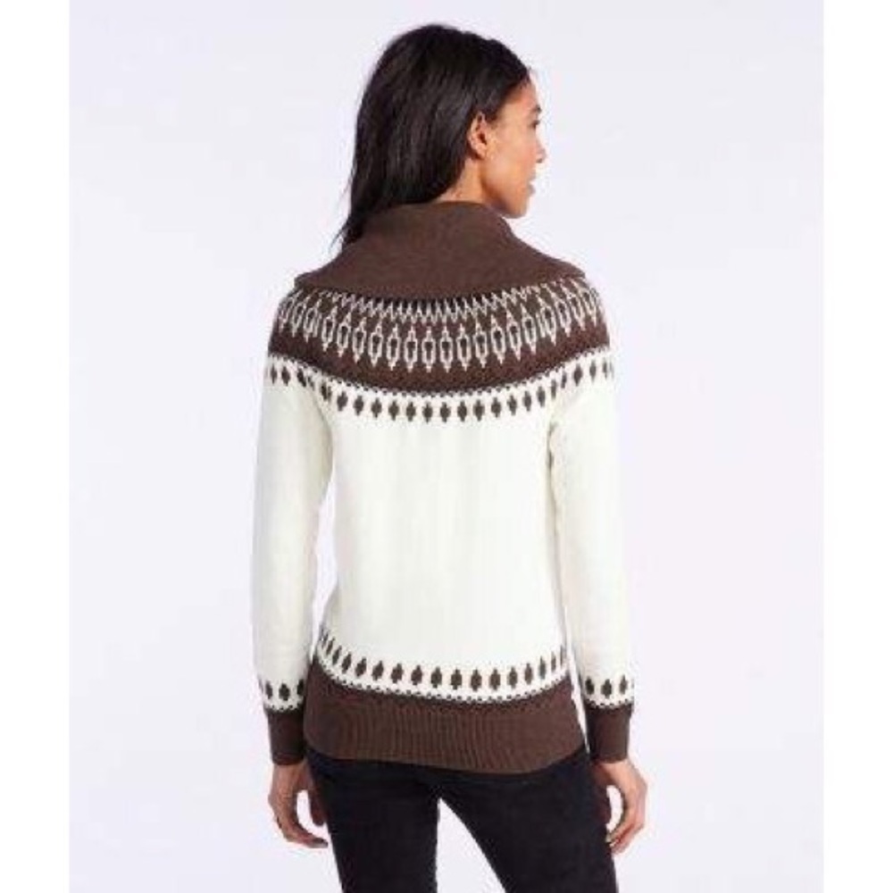 LL Bean signature cowl neck sweater